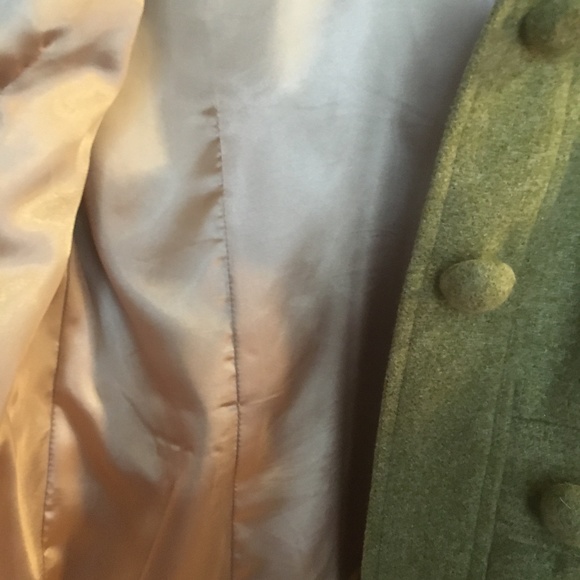 Anthropologie Tabitha Lime Green 3/4 Sleeve Blazer - Picture 4 of 7